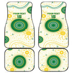 Australia Cricket Car Mats Aboriginal Pattern - Aussie Hoodie