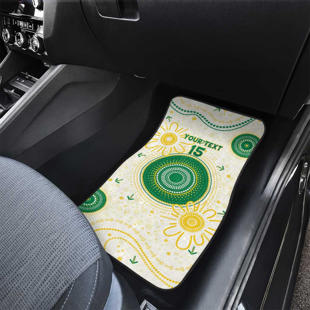 Australia Cricket Car Mats Aboriginal Pattern - Aussie Hoodie
