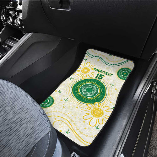 Australia Cricket Car Mats Aboriginal Pattern - Aussie Hoodie