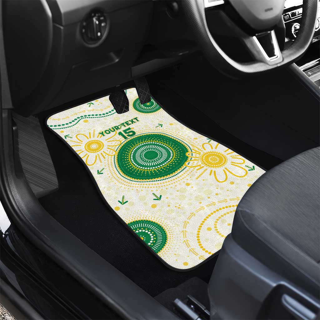 Australia Cricket Car Mats Aboriginal Pattern - Aussie Hoodie