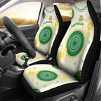 Australia Cricket Car Seat Cover Aboriginal Pattern - Aussie Hoodie