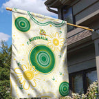 Australia Cricket Garden Flag Aboriginal Pattern - Aussie Hoodie
