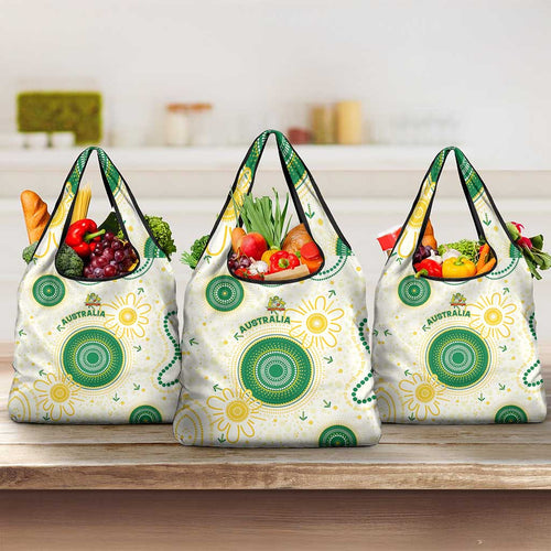 Australia Cricket Grocery Bag Aboriginal Pattern - Aussie Hoodie