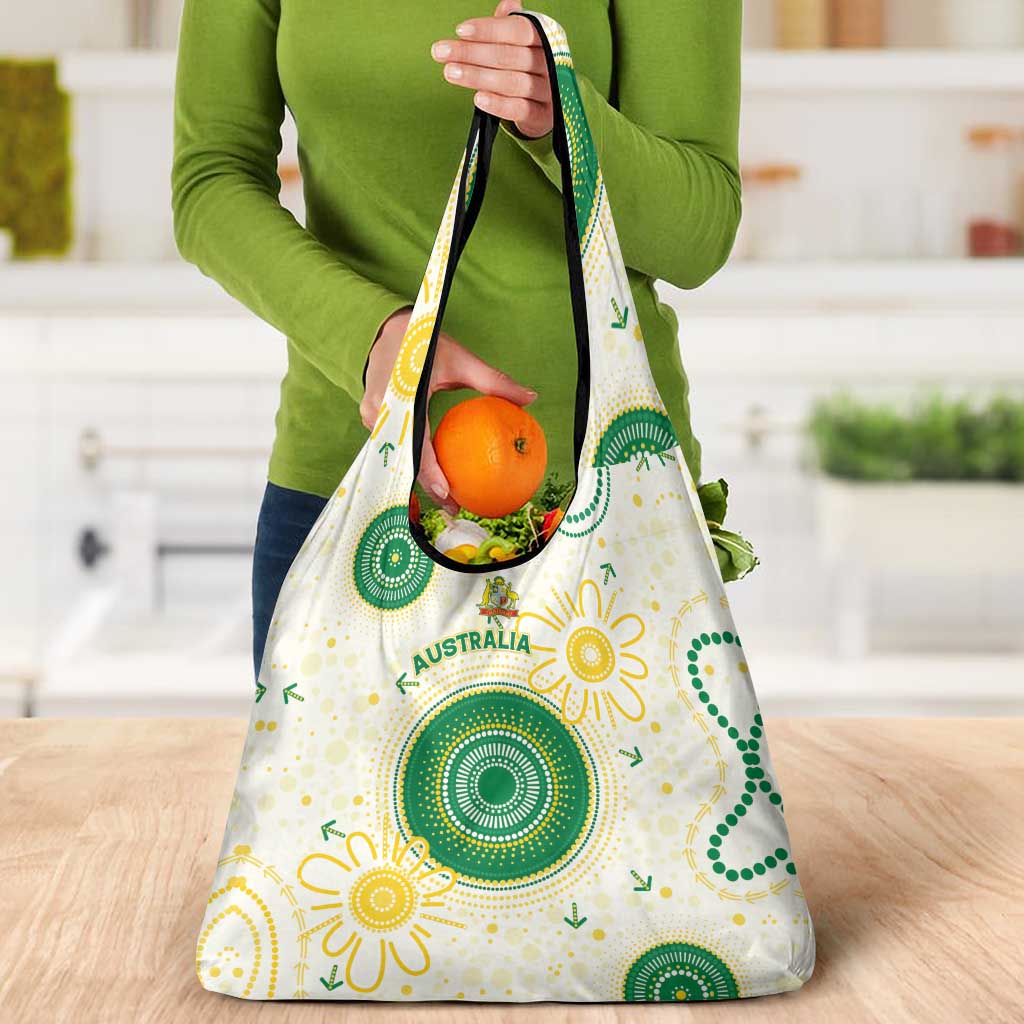 Australia Cricket Grocery Bag Aboriginal Pattern - Aussie Hoodie