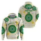 Custom Australia Cricket Hoodie Aboriginal Pattern - Aussie Hoodie