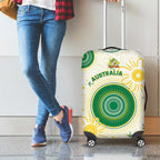 Australia Cricket Luggage Cover Aboriginal Pattern - Aussie Hoodie
