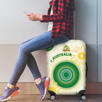 Australia Cricket Luggage Cover Aboriginal Pattern - Aussie Hoodie
