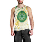 Custom Australia Cricket Men Tank Top Aboriginal Pattern - Aussie Hoodie