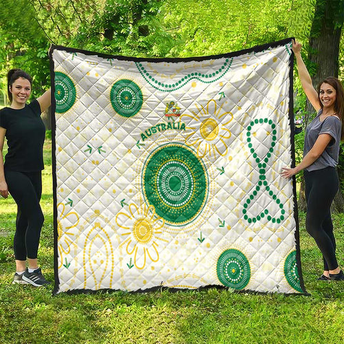 Australia Cricket Quilt Aboriginal Pattern - Aussie Hoodie