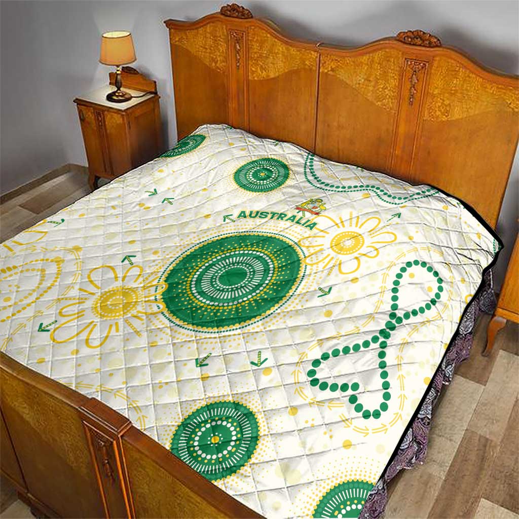Australia Cricket Quilt Aboriginal Pattern - Aussie Hoodie