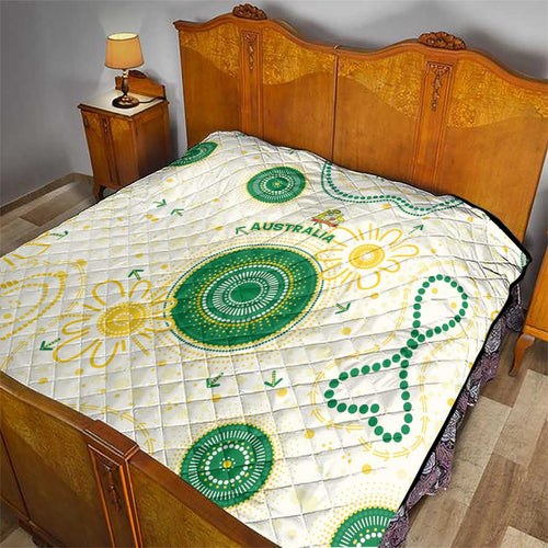Australia Cricket Quilt Aboriginal Pattern - Aussie Hoodie