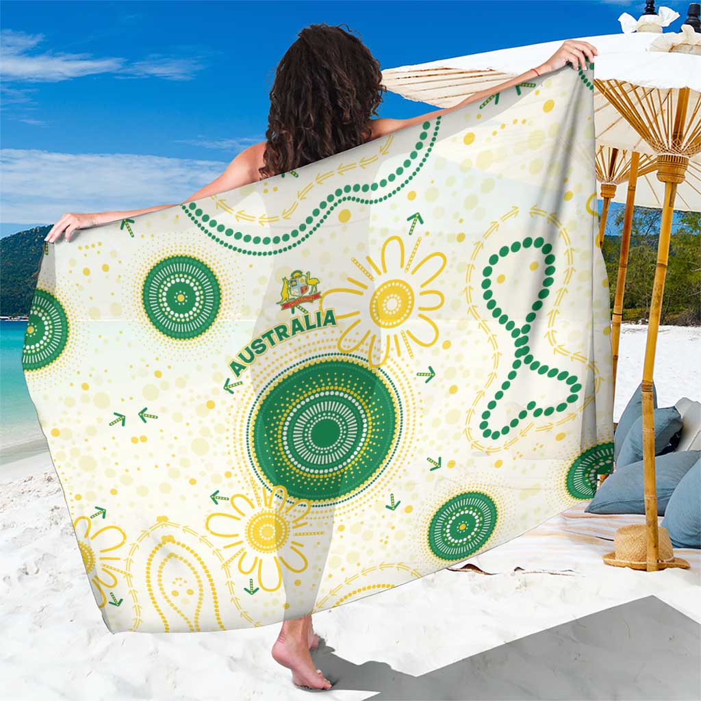 Australia Cricket Sarong Aboriginal Pattern - Aussie Hoodie