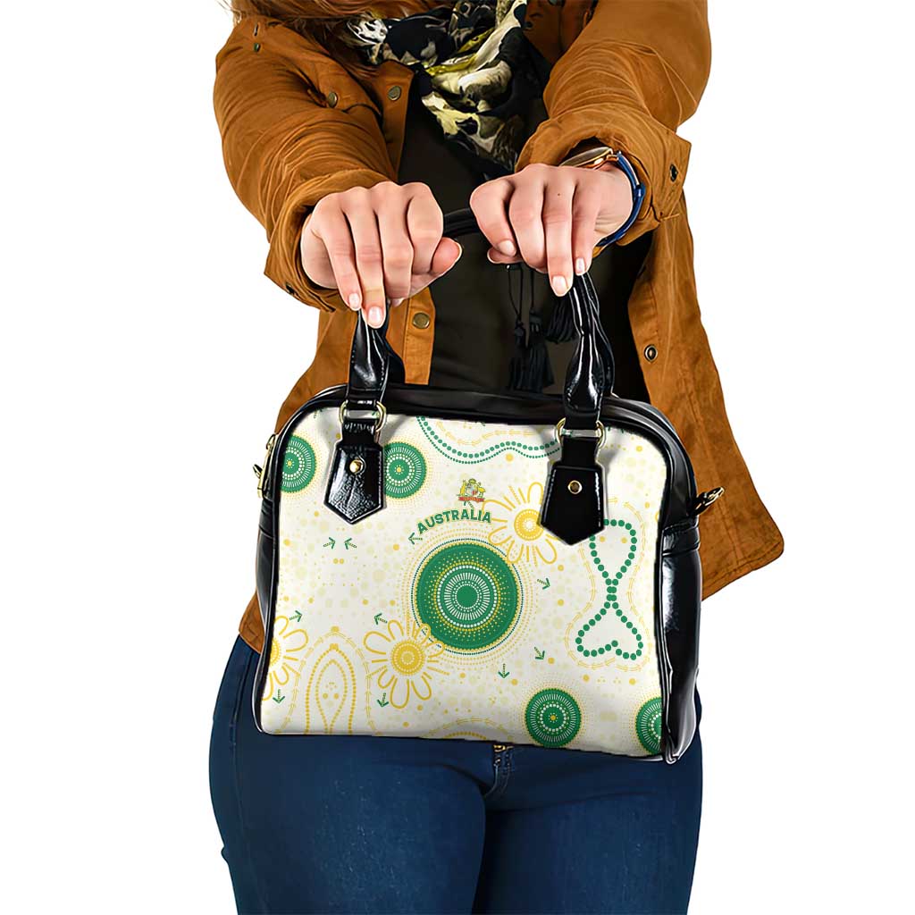 Australia Cricket Shoulder Handbag Aboriginal Pattern - Aussie Hoodie