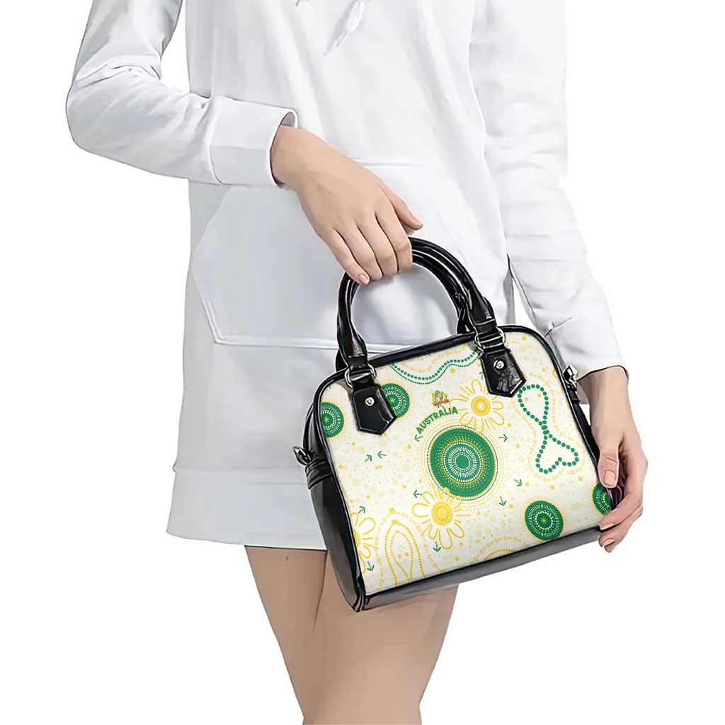 Australia Cricket Shoulder Handbag Aboriginal Pattern - Aussie Hoodie
