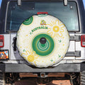 Australia Cricket Spare Tire Cover Aboriginal Pattern - Aussie Hoodie