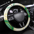 Australia Cricket Steering Wheel Cover Aboriginal Pattern - Aussie Hoodie