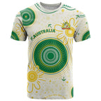 Custom Australia Cricket T Shirt Aboriginal Pattern - Aussie Hoodie