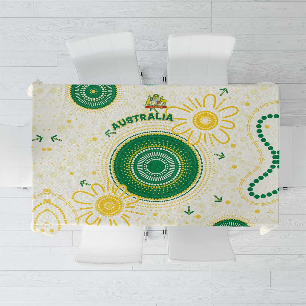 Australia Cricket Tablecloth Aboriginal Pattern - Aussie Hoodie