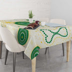 Australia Cricket Tablecloth Aboriginal Pattern - Aussie Hoodie