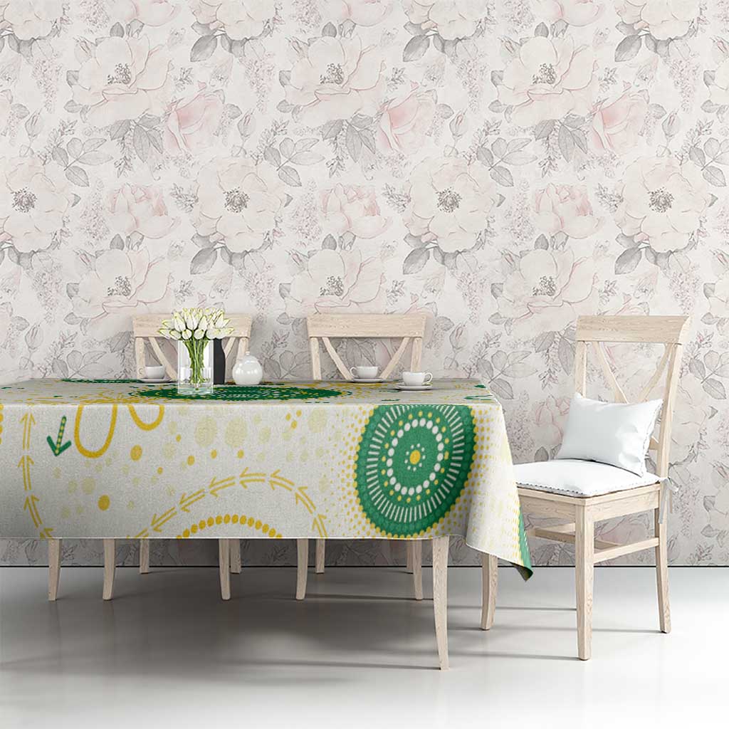 Australia Cricket Tablecloth Aboriginal Pattern - Aussie Hoodie