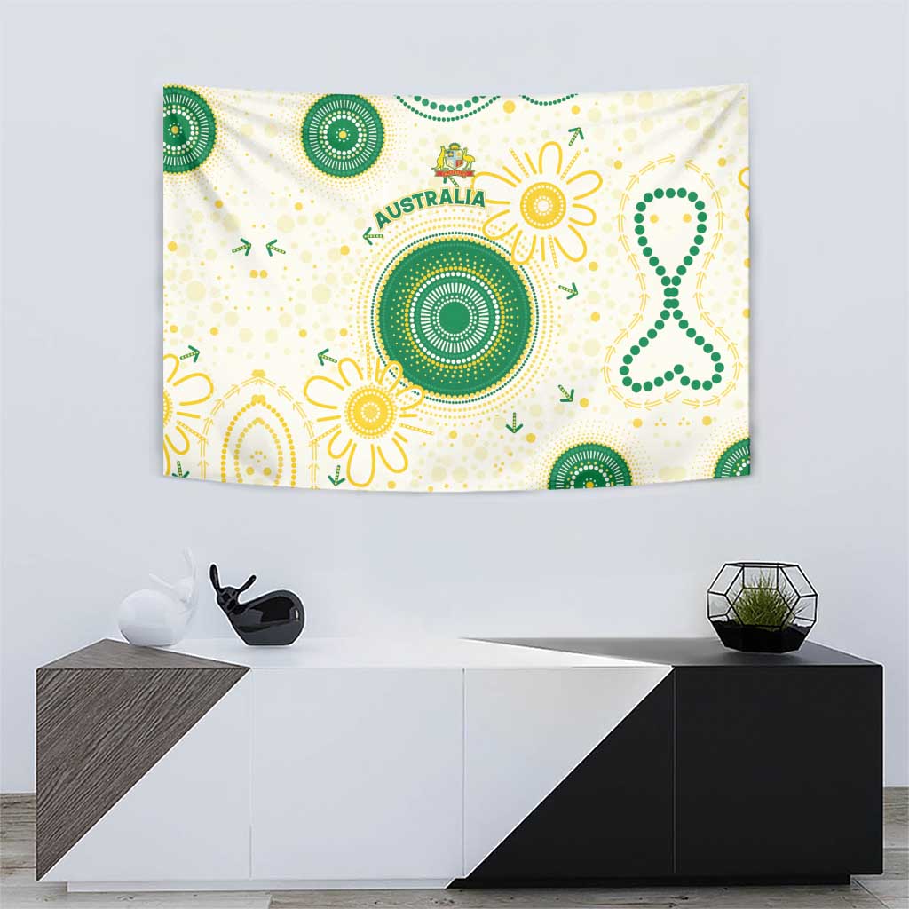 Australia Cricket Tapestry Aboriginal Pattern - Aussie Hoodie