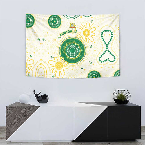 Australia Cricket Tapestry Aboriginal Pattern - Aussie Hoodie
