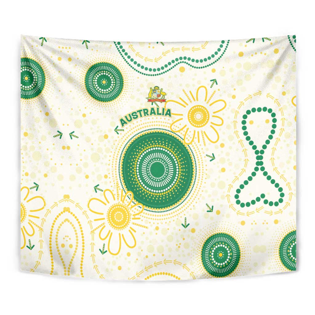 Australia Cricket Tapestry Aboriginal Pattern - Aussie Hoodie