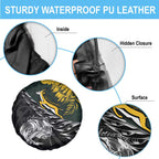 New Zealand and South Africa Rugby Spare Tire Cover Maori Kiwi With Springboks