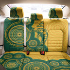 Australia Rugby Back Car Seat Cover Go Wallabies Aboriginal Style