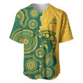 Australia Rugby Custom Baseball Jersey Go Wallabies Aboriginal Style