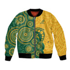 Australia Rugby Custom Bomber Jacket Go Wallabies Aboriginal Style