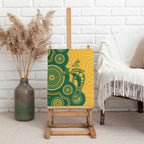 Australia Rugby Canvas Wall Art Go Wallabies Aboriginal Style