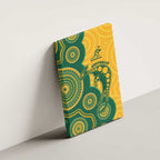 Australia Rugby Canvas Wall Art Go Wallabies Aboriginal Style