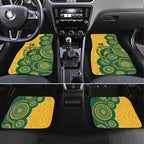 Australia Rugby Car Mats Go Wallabies Aboriginal Style