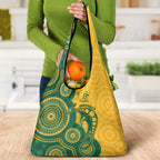 Australia Rugby Grocery Bag Go Wallabies Aboriginal Style