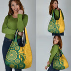Australia Rugby Grocery Bag Go Wallabies Aboriginal Style