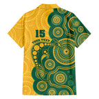 Australia Rugby Custom Hawaiian Shirt Go Wallabies Aboriginal Style