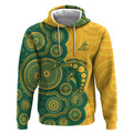 Australia Rugby Custom Hoodie Go Wallabies Aboriginal Style