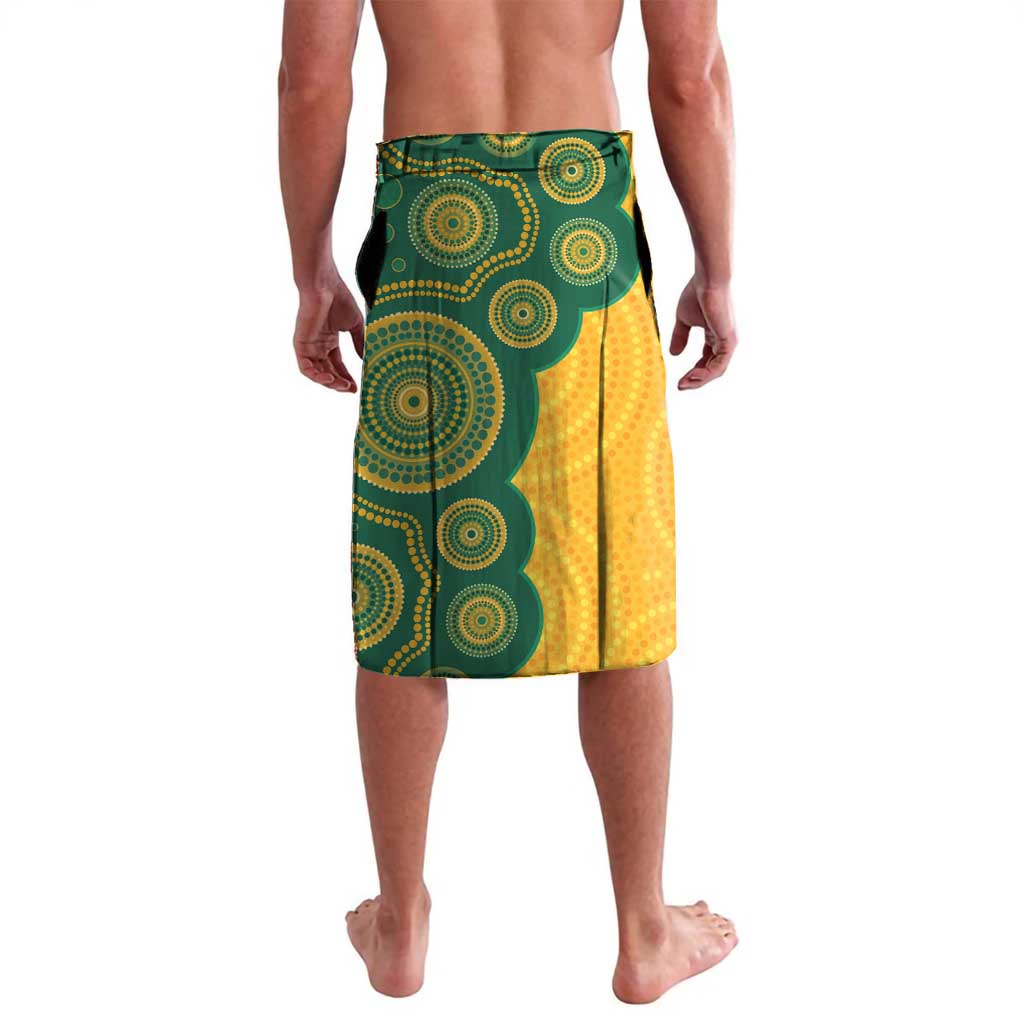 Australia Rugby Custom Lavalava Go Wallabies Aboriginal Style