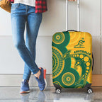 Australia Rugby Luggage Cover Go Wallabies Aboriginal Style