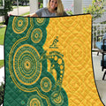 Australia Rugby Quilt Go Wallabies Aboriginal Style