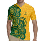 Australia Rugby Custom Rugby Jersey Go Wallabies Aboriginal Style