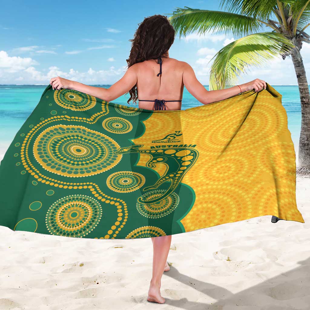 Australia Rugby Sarong Go Wallabies Aboriginal Style