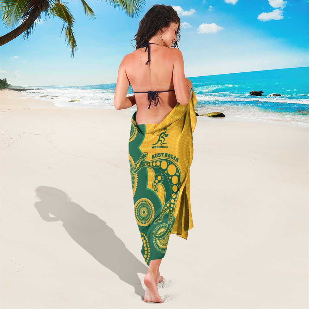 Australia Rugby Sarong Go Wallabies Aboriginal Style