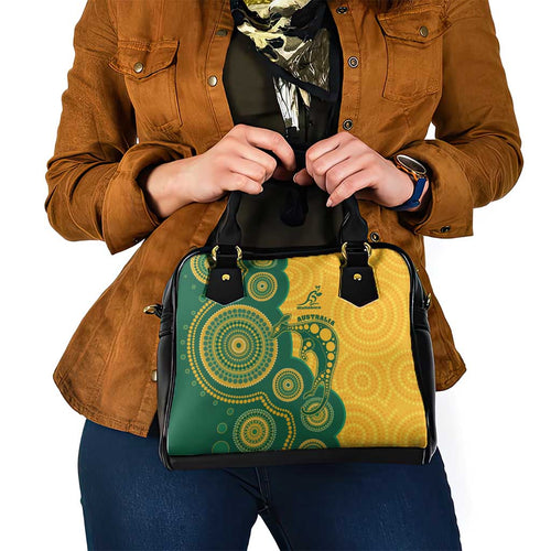 Australia Rugby Shoulder Handbag Go Wallabies Aboriginal Style