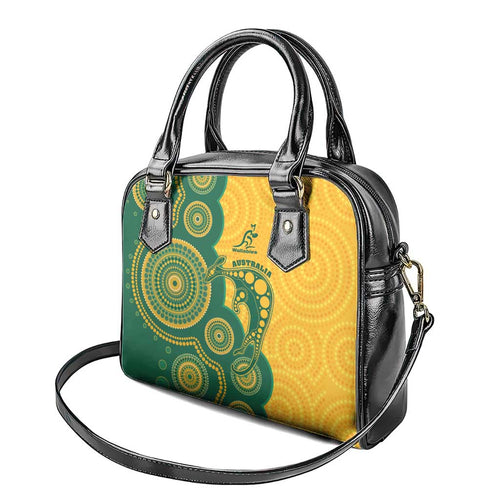 Australia Rugby Shoulder Handbag Go Wallabies Aboriginal Style