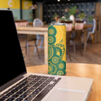 Australia Rugby Custom Skinny Tumbler Go Wallabies Aboriginal Style