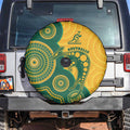 Australia Rugby Spare Tire Cover Go Wallabies Aboriginal Style