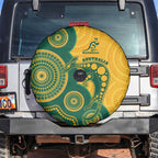 Australia Rugby Spare Tire Cover Go Wallabies Aboriginal Style