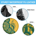 Australia Rugby Spare Tire Cover Go Wallabies Aboriginal Style